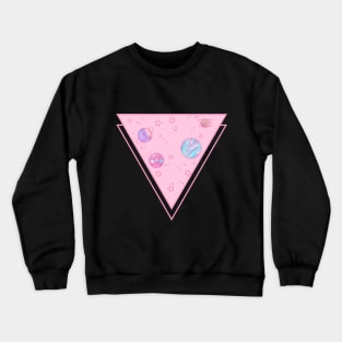 Glitter Galaxy - Pink Crewneck Sweatshirt